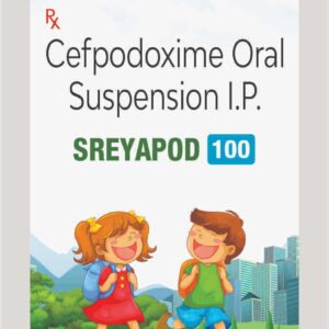 Cefpodoxime Oral Suspension I.P. (Sreyapod 100)